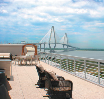 The Ravenel Bridge giong from Charleston to Mount Pleasant, South Carolina