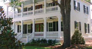 a home on a wooded lot in Daniel's Orchard in Summerville, South Carolina